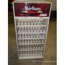 Commercial Shop Cigarette Retail Unique Wood And Acrylic Floorstanding Tobacco Display Stand